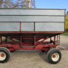 Heider Galvanized Gravity Box w/ Westendorf 12 Ton Wagon
