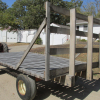 8'x16' Oak Hayrack w/Wagon